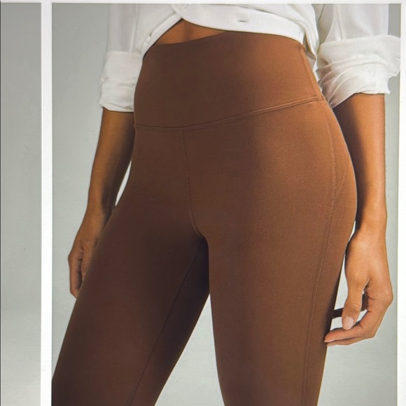 Lululemon Groove Super High Rise Flared Pant *Nulu Roasted Brown Sz4 - Picture 2 of 7